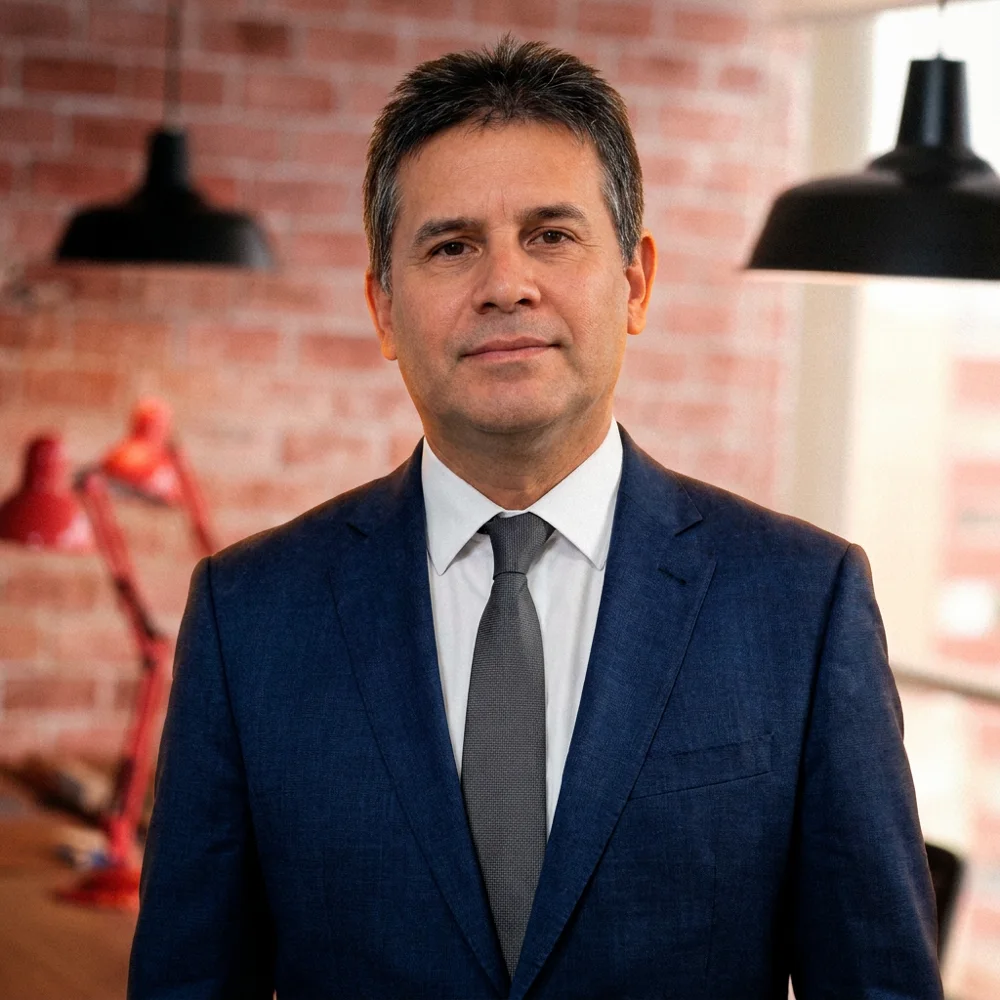 Retrato de Luis Berger, socio fundador de Briober Estrategia & Gestión.